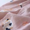 Japanese Style Summer Cotton Kimono Robes for Couples: Lightweight Gauze Nightgowns for Men and Women