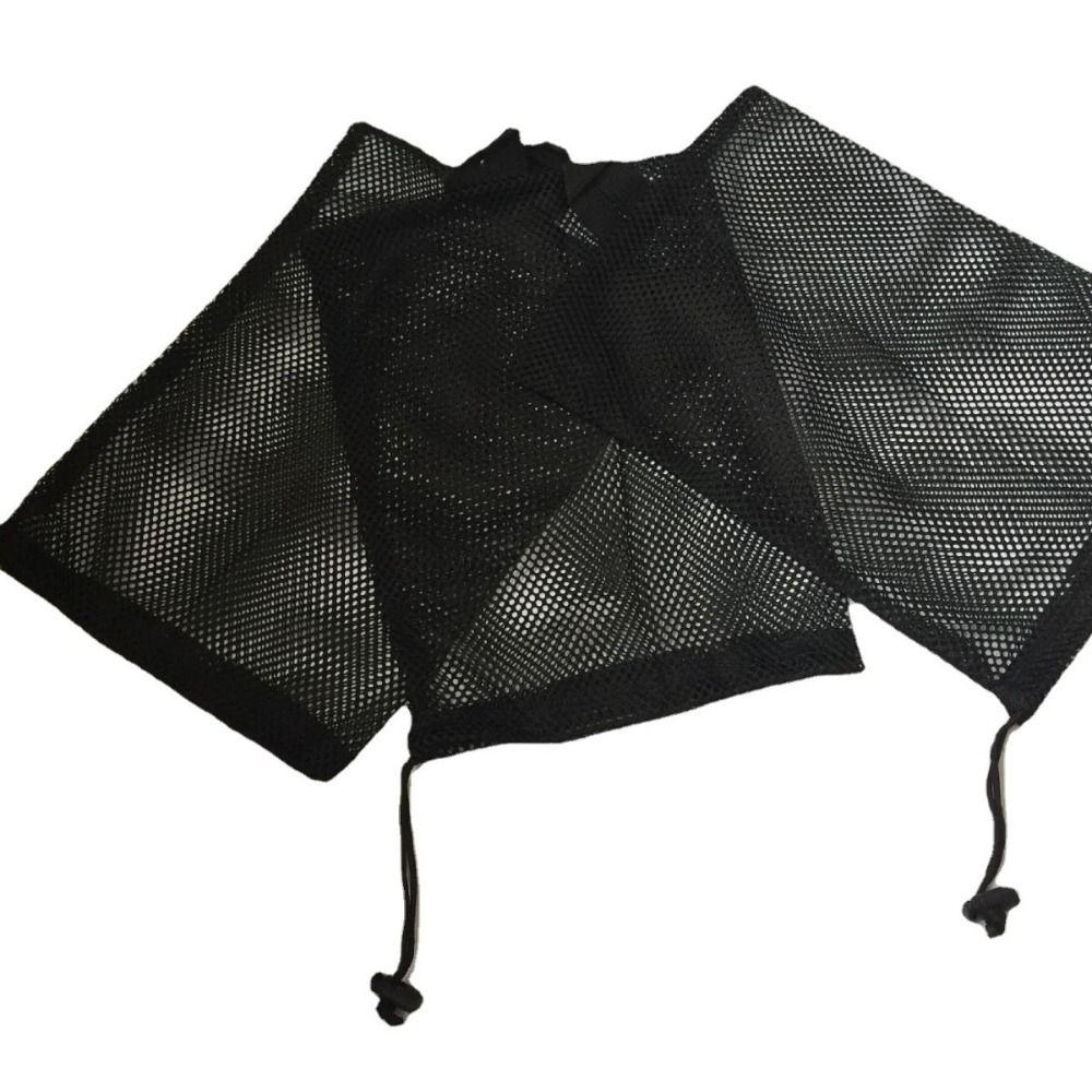 Nylon Polyester Nylon Polyester Mesh Bag Quick Dry Net Bags Organization Swim Dive Drawstring Bag