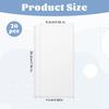 20 Pcs A6 Zipless Cash Envelopes, Frosted PP Binder Pockets 6 Ring Planner Erts Clear Sheet Protectors Budget Envelopes Organizer Accessories for 6