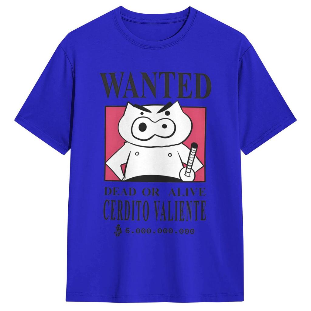 WANTED BRAVE PIG Crayon Shin Chan T Shirt Adult Vintage Cotton T-Shirts Summer Comfortable Tee Shirt Loose Big Size Tops