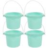 4 Pcs Sand Bucket Beach Plastic Barrel Child Childrens Toys Children’s Sandbox Pail for Kids Buckets