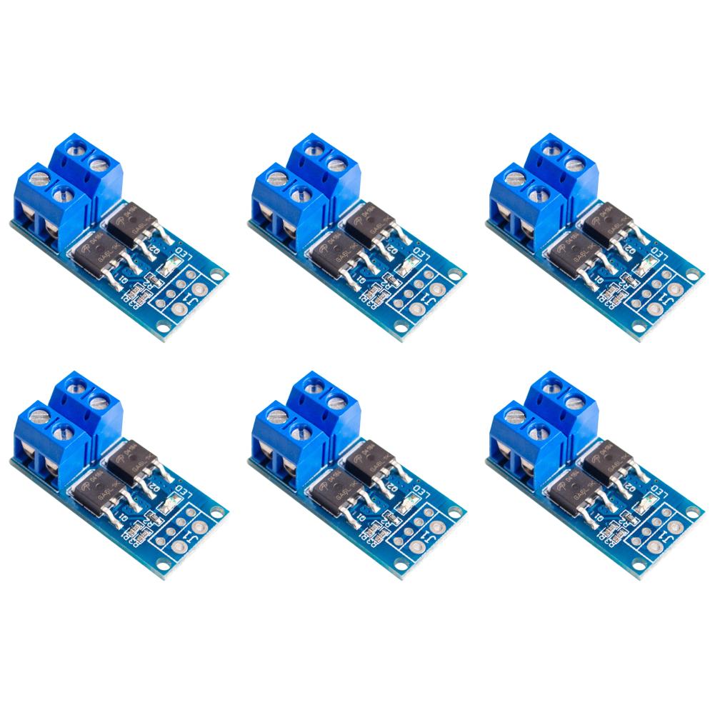 15A 400W MOSFET Trigger Switch Drive Module PWM Regulator Control Panel DC 5V-36V Electronic Switch Control Board for arduino