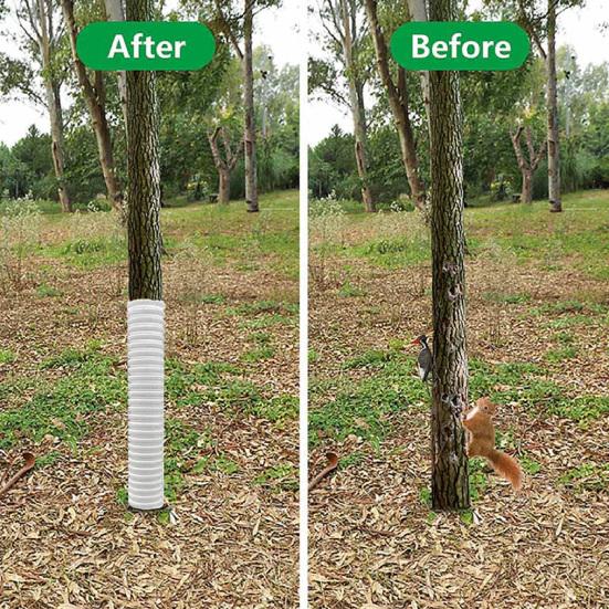 4 szt. Osłona drzewa wielokrotnego użytku odporność na warunki atmosferyczne odporna na zadrapania zapobieganie jeleniom kot pies królik uszkadzaniu sadzonek akcesoria do hodowli drzew