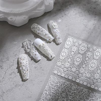 Stylish Fingernail Decal Self-Adhesive Three-dimensional Decorative