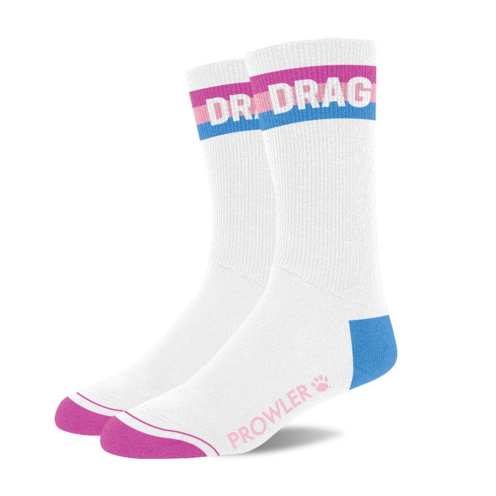 Chaussettes Drag Blanc-Rose-Bleu - Prowler RED - CHAUSSETTES