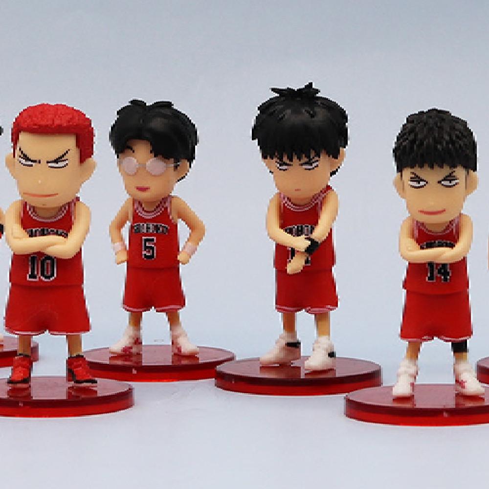 Slam Dunk Q Edition National Competition Movie Gk Hanamichi Sakuragi Rukawa Kaede Anzai Mitaka Handmade Pvc Model Decoration