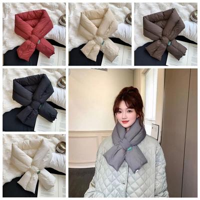 PP Cotton Scarf Anti Cold Down Neck Scarf NEW Down Cotton Scarf Winter