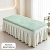 Customizable Soft Coral Fleece Massage Sheet - Large, Absorbent, Thickened Beauty Salon Towel Blanket