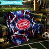 1PC Custom Name Blanket Pistons Detroit Logo Flannel Blankets Patterns Throw Blanket All-Season Soft Gift for Couch, Bed, Camping, Birthday Gifts