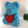 Qixi Festival Valentine's Day Wedding Rose Bear Simulation Floral Fragrance Creative Eternal Flower Hug Bear Gift