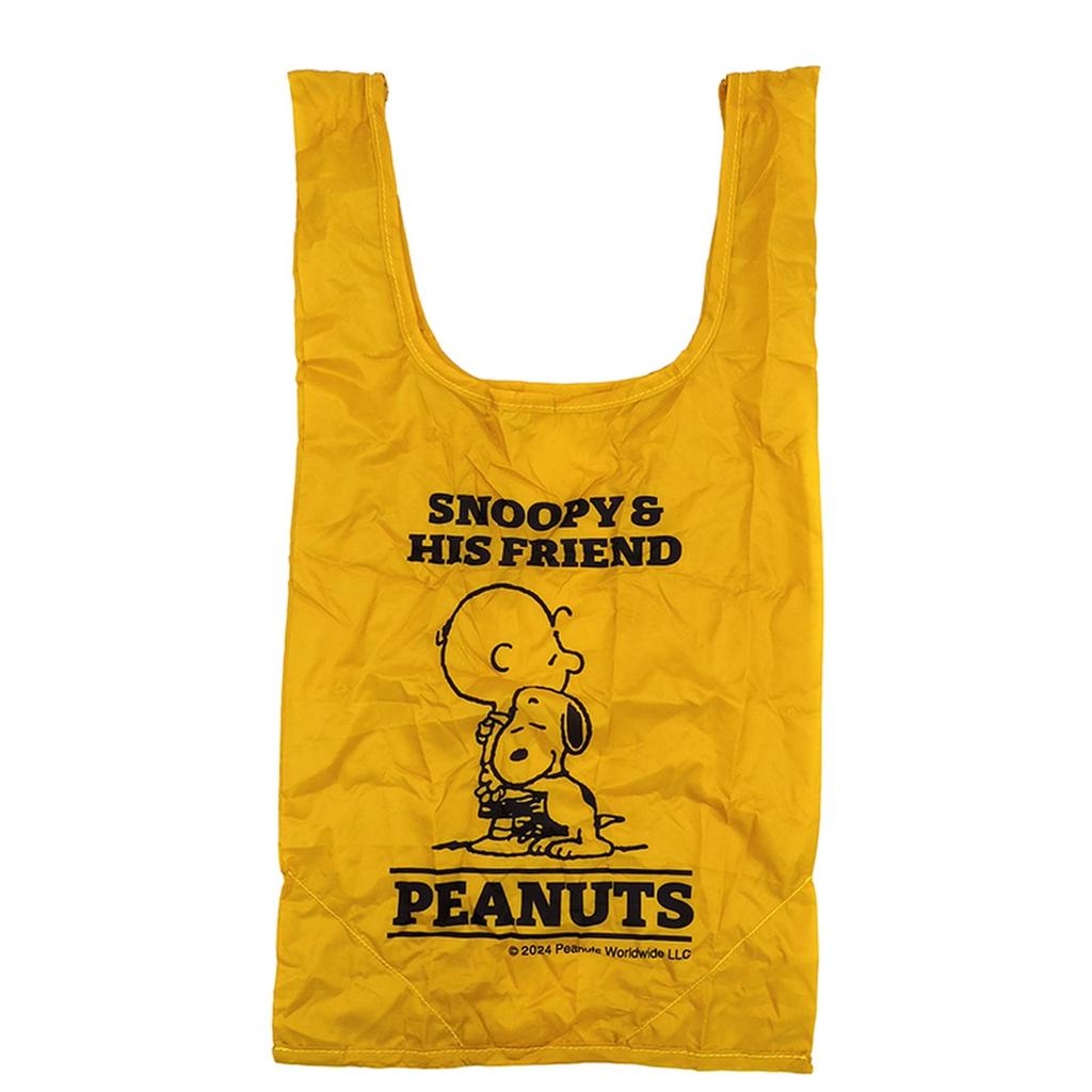 Nakajima Corporation Peanuts Snoopy Peluche Borsa Ecologica Charlie Brown A18 x x P9cm 205599-24 L14.5