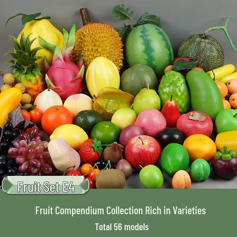 Plastic Apple Fruit and Vegetable Teaching Aid Prop Figurine for Early Education Display