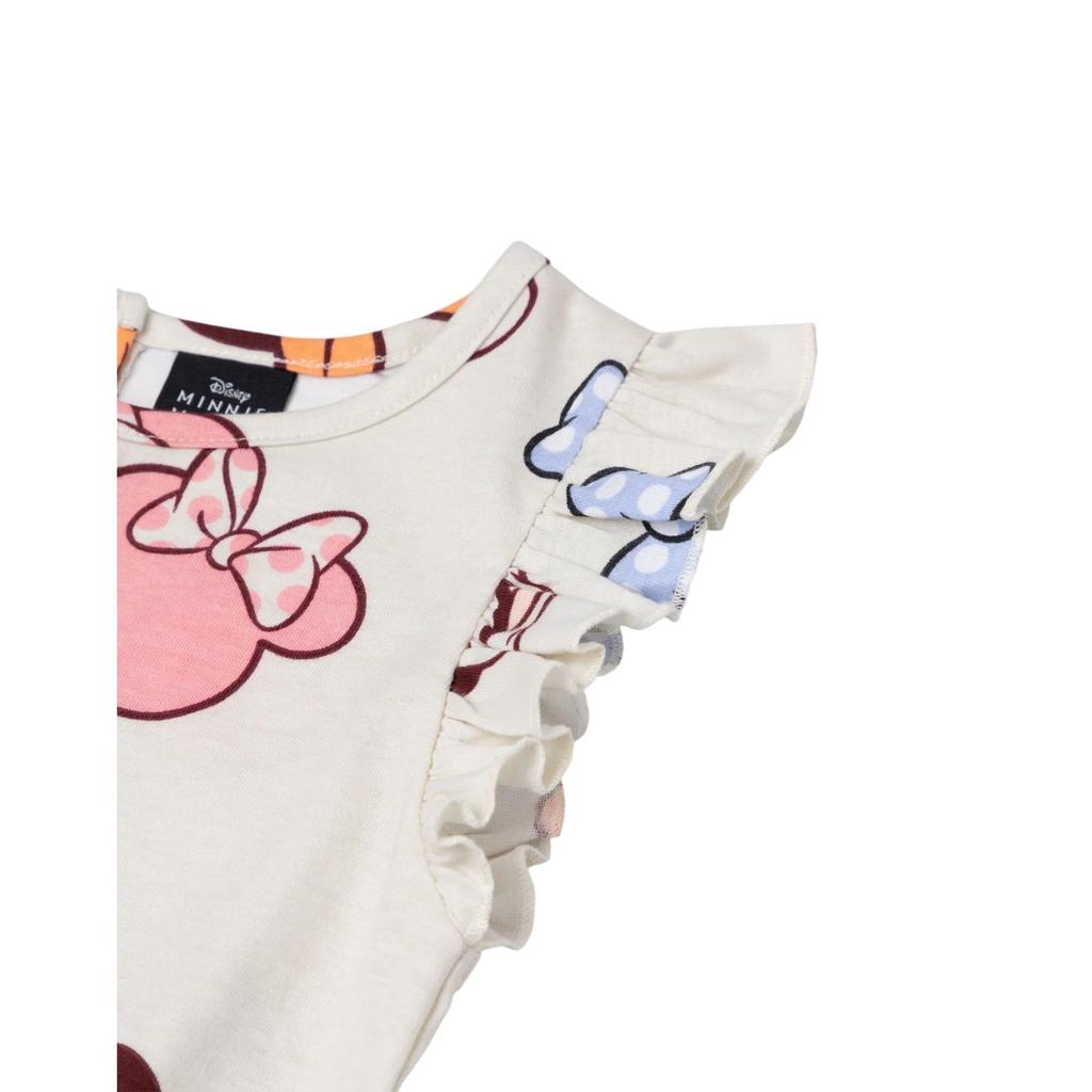Disney Girls Minnie Mouse All-Over Print Playsuit