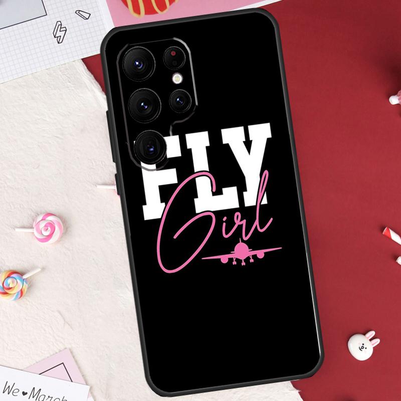 Aircraft Airplane Fly Travel Case For Samsung Galaxy S21 S22 S23 S24 S25 S26 Ultra S10 S25 Plus S25 FE S20 FE Cover Shell