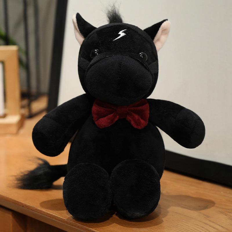Cartoon Cute Five-color Horse Doll Plush Toy Cute Pony Doll Children's Pillow Doll Holiday Gift