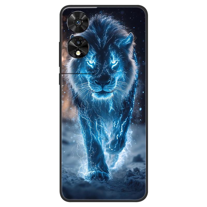 For TCL 505 503 403 50SE Case Domineering TPU Silicone Hard Shell For 50SE T509K 503 403 Coque Lion Dragon Tiger Bumper Fundas