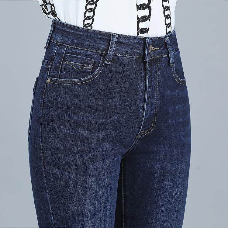 

Узкие эластичные брюки для женщин среднего и пожилого возраста S темно-синий