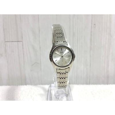 Used SEIKO Women's Watch Quartz Silver 2621-0100 Vintage