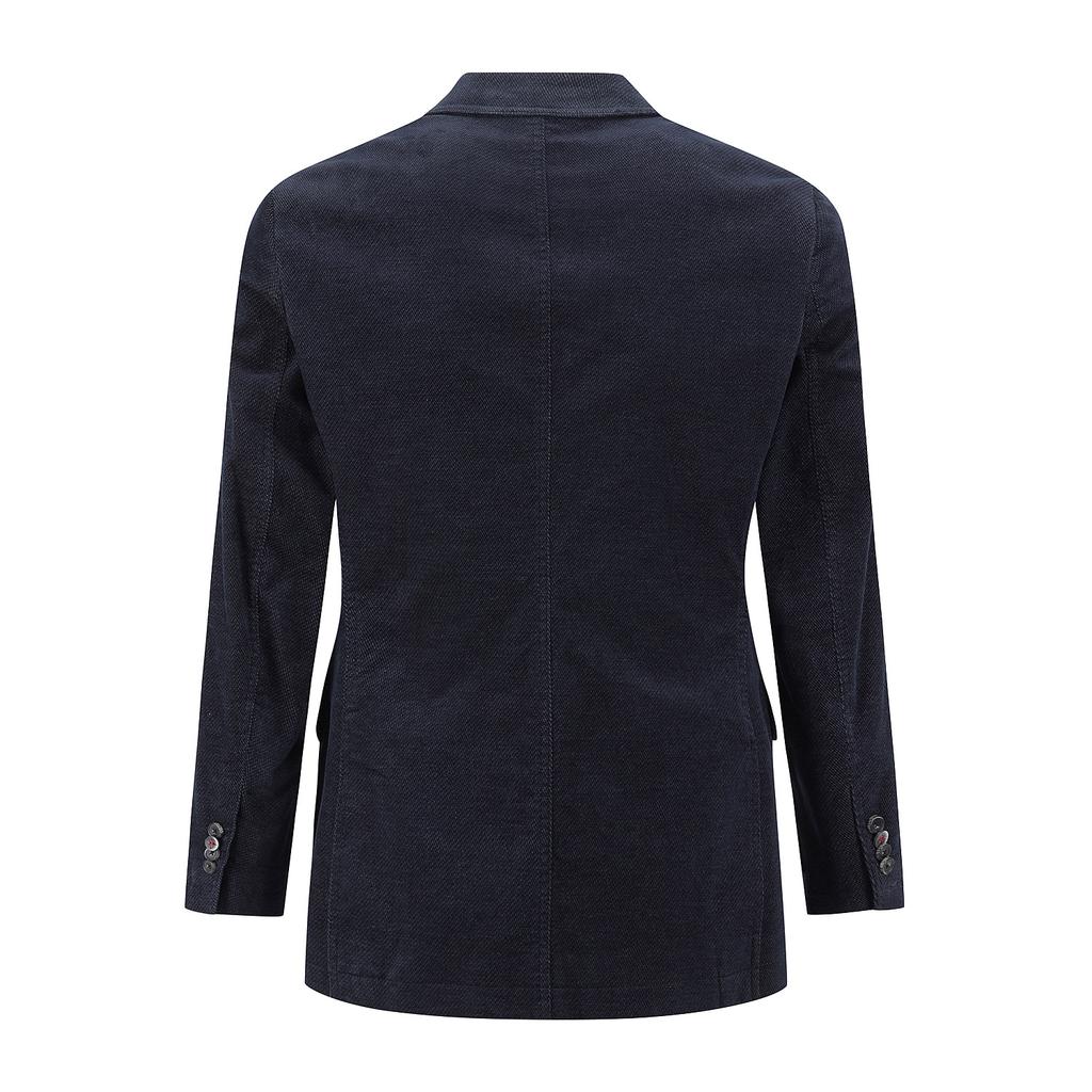 Ferraromilano Textured Moleskine Washed Jacket Navy (Am0Fozc35149)