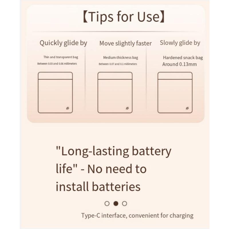 1PC Household Mini Portable Handheld Sealing Machine, Small Sealing Snack Bag Plastic Sealing Machine Heat Sealer