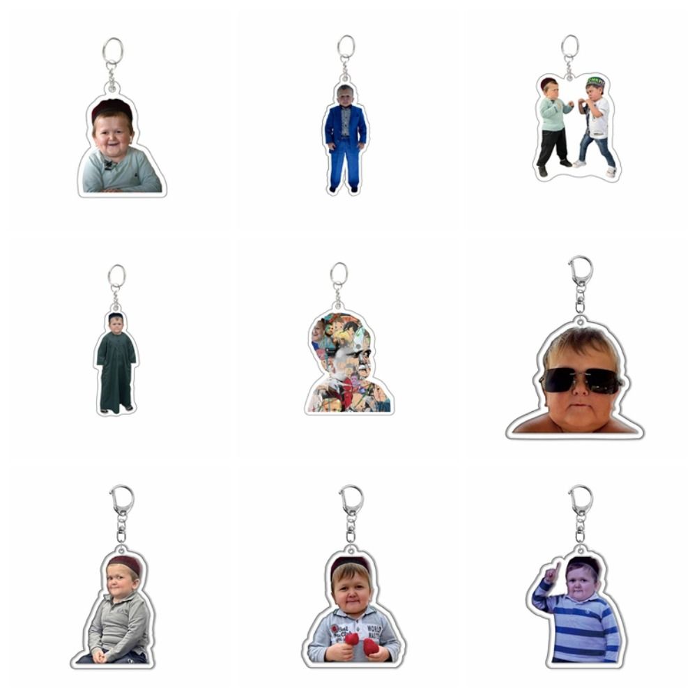 Magomedov Hasbulla Magomedov Keychain Hasbulla Meme Acrylic Keyring Bag Accessories   Fans Gifts
