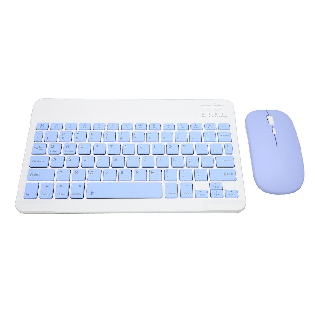 مجموعة لوحة مفاتيح وفأرة لاسلكية 10 بوصة لوحات مفاتيح كمبيوتر مجموعة فأرة للكمبيوتر اللوحي الهاتف المحمول