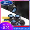 New 2026 Car Sticker For Ford 5pcs Tire Valve Caps Tyre Rim Stem Cover Airdust Waterproof For Ford Focus Fiesta EcoSport ESCORT