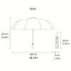 1 PC Automatic Folding Umbrella-New York Yankees Pattern, Portable & Foldable Design with 8 Ribs, Christmas Birthday Gifts