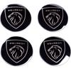Decorative Wheel Caps & Stickers for Peugeot Models: 4008, 5008, 3008, 308, 408, 508L.
