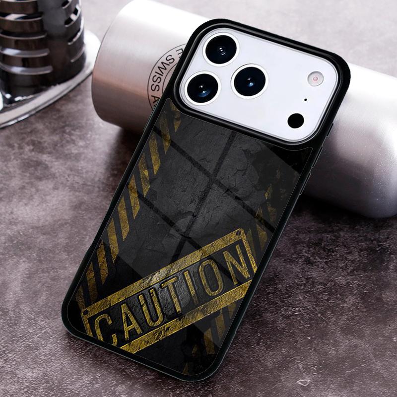 Radioactive warning sign Phone Case for iPhone 17 16 15 Pro Max Air 14 13 12 11 Plus Shockproof Capa Cover