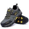 Mens Fall Shoes Waterproof Anti-skid Anti-smashing Outdoor Climbing Mountain Hiking Boots  Big Size 39-47