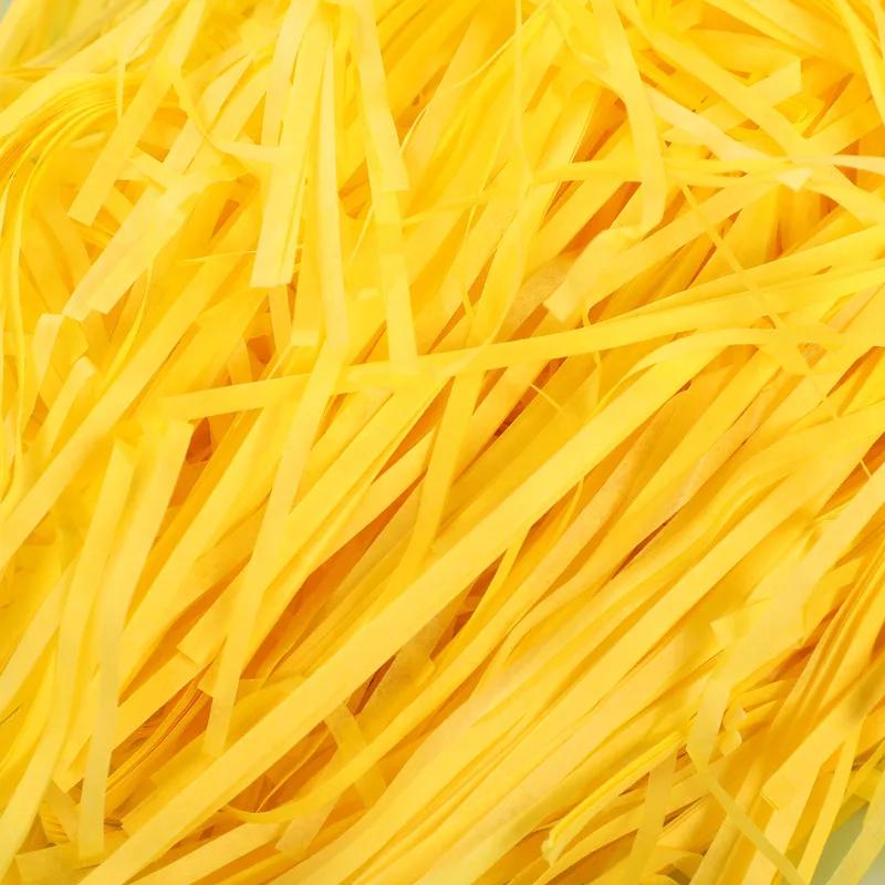 100/200g Colorful Raffia Shredded Paper Candy Boxes DIY Gift Box Filling Material Tissue Party Gift Packaging Filler Decor
