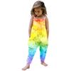 Småbarn Jenter Baby Barn Jumpsuit Tie-dye Strap Romper Sommer antrekk