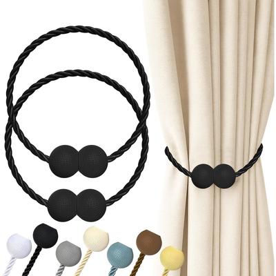 Magnetische Vorhang-Haltebänder 1 Stück, Vorhang-Haltebänder Schnallen Halter Haken Klemme für Zuhause Außenbereich Schlafzimmer Büro Dekorativ
