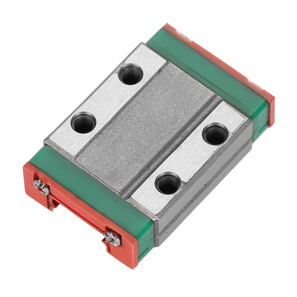 LML9B Miniature Linear Rail Guide, 9mm Wide, with Slide Block, for Automatic Equipment (100mm)