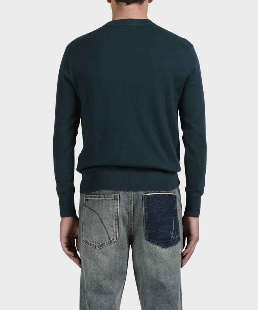 PANICALE Blue Logo Round Knit