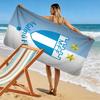 Malmö FF Print Beach Towel, Large Soft Quick Dry Towel for Beach Camping Swimming