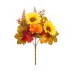 Seasonal Harvest Stem for Fall Vase Styling, Artificial Arrangement Piece for Table Display and Holiday Hosting