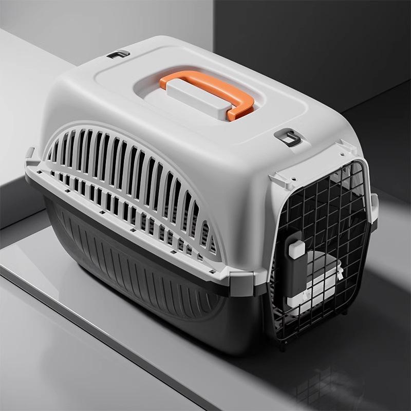Portable Airline Cat Carrier – Handheld Plastic Cat & Dog Cage