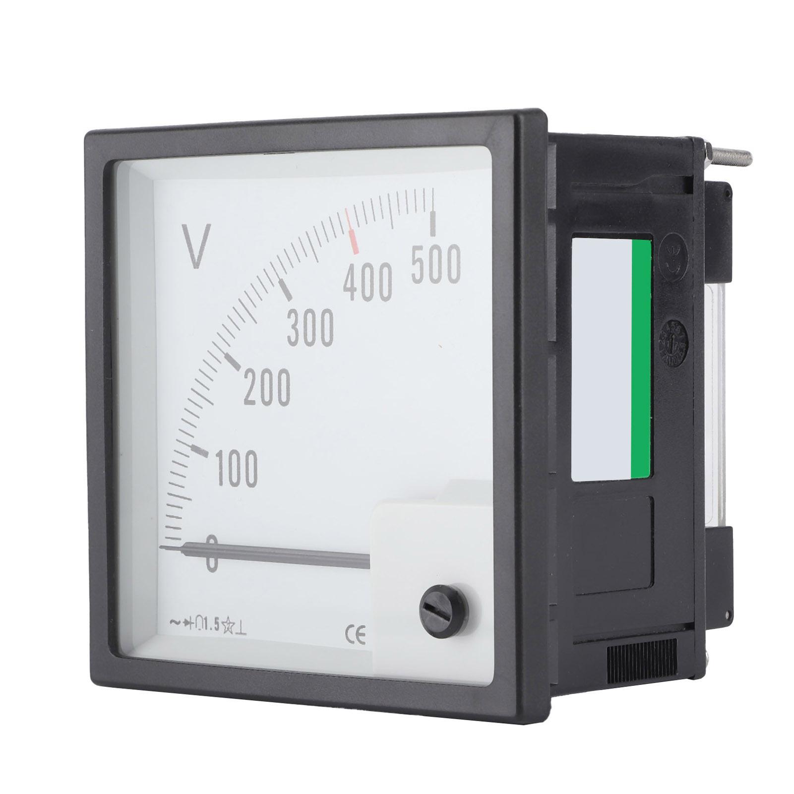 

Voltmeter Volts Meter Right Angle Pointer Gauge AC 0‑500V Boat Cabin Dash Instrument