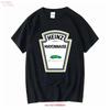 Maglietta Costume di Gruppo di Halloween Maionese Heinz Top Vintage per l'Uso Quotidiano Abbigliamento Casual di Marca Comodo