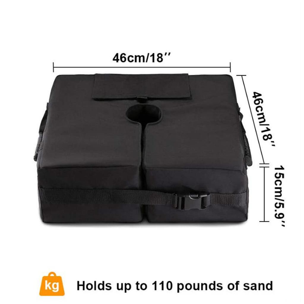 Weight Sand Bag Gazebo Tent Leg Sandbags Weighted Base Outdoor Camping Umbrella Sand Bag Windproof Tents Fixed Sandbag