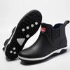 Stivali da Pioggia da Uomo alla Moda Stivali da Pioggia con Plateau in Gomma Autunno 2024 Slip-on Scarpe da Pioggia Stivali da Lavoro Impermeabili da Uomo Stivali da Pioggia Invernali da Uomo