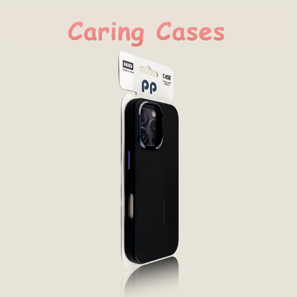 For iPhone 17 Pro Max Case Gunmetal Silver Lens Guard Carbon Fiber Magnetic Protective Design Compatible with iPhone 16 15 14