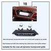 For Wszj8 A4L A5 A6L Q3 Q5 Quattro Front Grille Badge & Rear Trunk Emblem High-End Style Decoration Exterior Upgrade Accessories