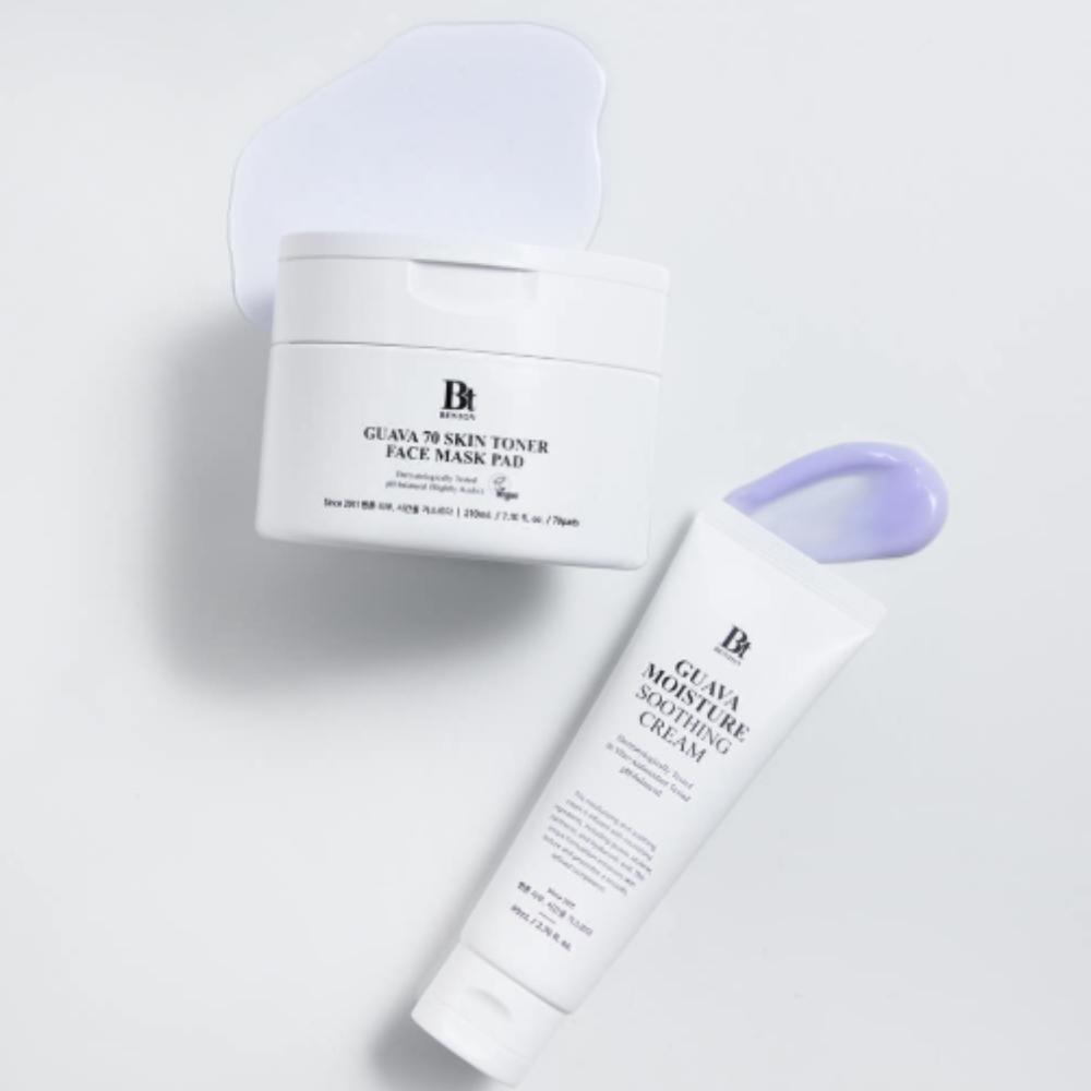 Benton Guava 70 Calming Pad & Guava Cream Set — Soothing Hydration Duo
