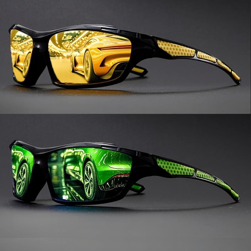 2 Pairs of Sports Glasses for Outdoor Fishing Hiking Running and Driving