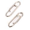 100pcs Stainless Steel Fast Link Clip Quick Change  Clips Fishing Snap Fishing Clip Interlock Tackle