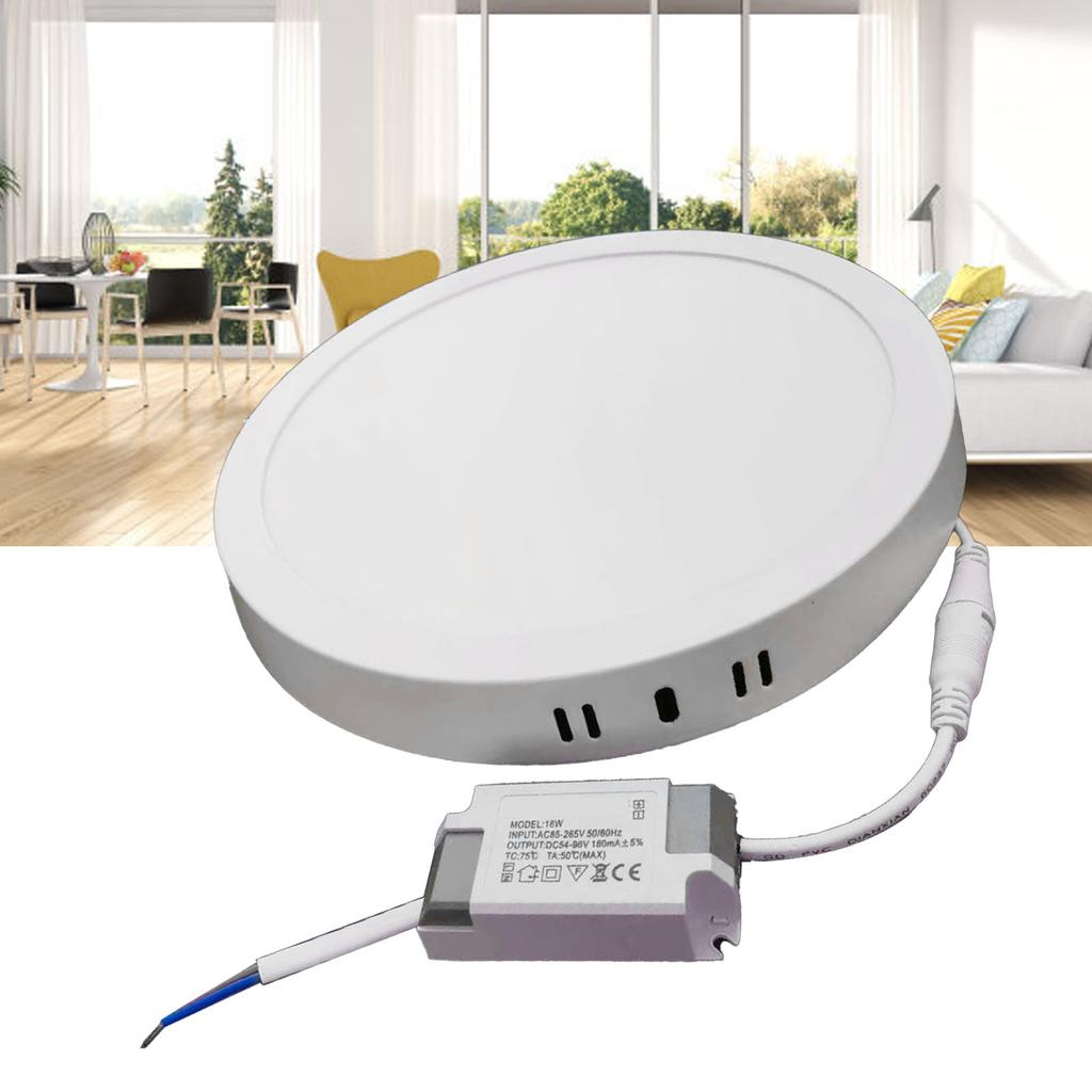 Ceiling Light 8.3 Inch 6500K Round Flat Panel Slim Energy Efficient Ceiling Light Fixture for Bedroom Kitchen Hallway