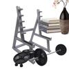 Lustiger Langhantel-Design-Squat-Rack-Stiftständer-Halter, kreative Geschenke für Fitness-Gewichtheber-Enthusiasten, Büro-Schreibtisch-Ornament-Dekor